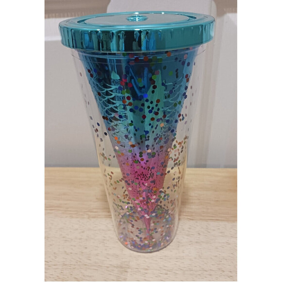 Gradient Mermaid Tumbler Blue to Pink - Picture 3 of 5